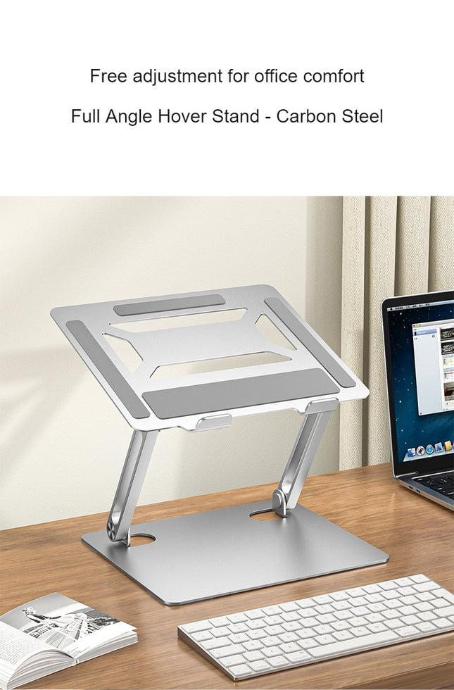 Laptop Stand for Desk Ergonomic Aluminum Alloy Laptop Holder Adjustable Height Computer Stand