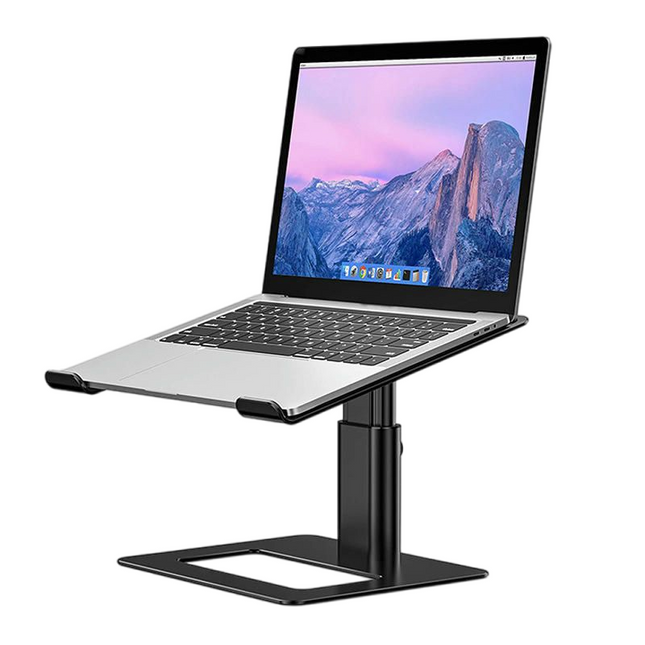 Aluminum Laptop Stand, Ergonomic Adjustable Notebook Stand, Riser Holder Computer Stand Compatible