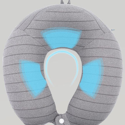 Travel Pillow--Head and Neck Support Pillow, Suitable for Planes, Cars and Trains U-shaped Pillow