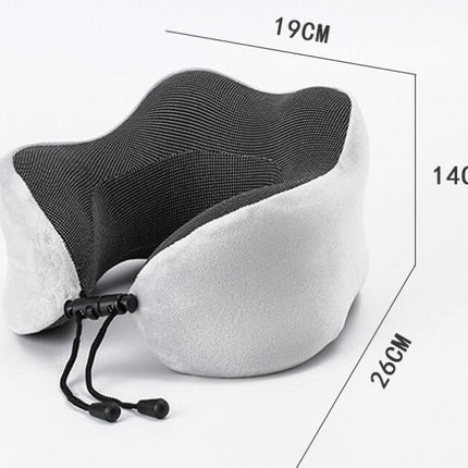 Travel Pillow, Travel Sleep Neck Pillow, 100% Pure Memory Foam Soft Comfort Support Pillow