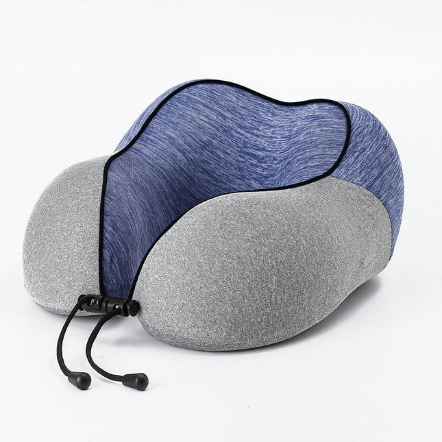 Travel Pillow 100% Memory Foam Pillow, Ideal for sleeping and resting neck and head pillows