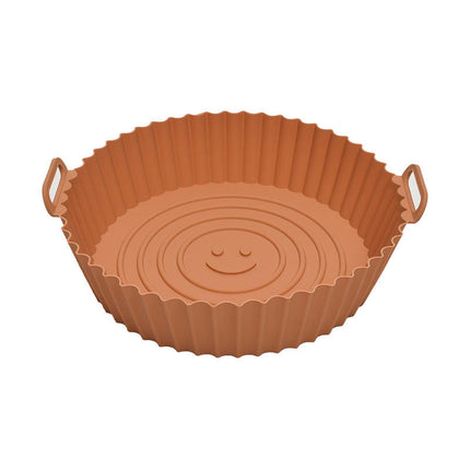 Silicone Air Fryer Liner Reusable Silicone Basket For Oven Microwave