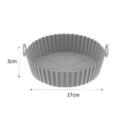 Silicone Air Fryer Liners Round Reusable Air Fryer Silicone Basket