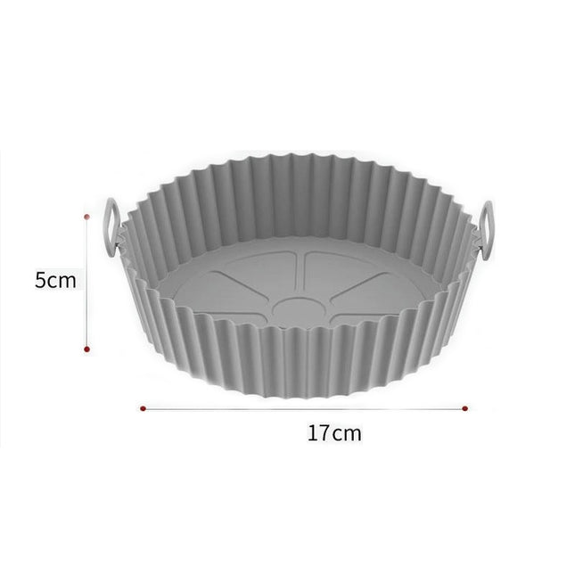 Silicone Air Fryer Liners Round Reusable Air Fryer Silicone Basket