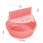 Fourth generation circular folding+partition pad pink