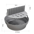 Fourth generation circular folding+partition pad gray