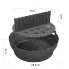 Fourth generation circular folding+black divider pad