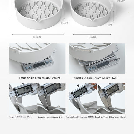 Air Fryer Silicone Liners, Reusable Collapsible Round Basket Airfryer Liner