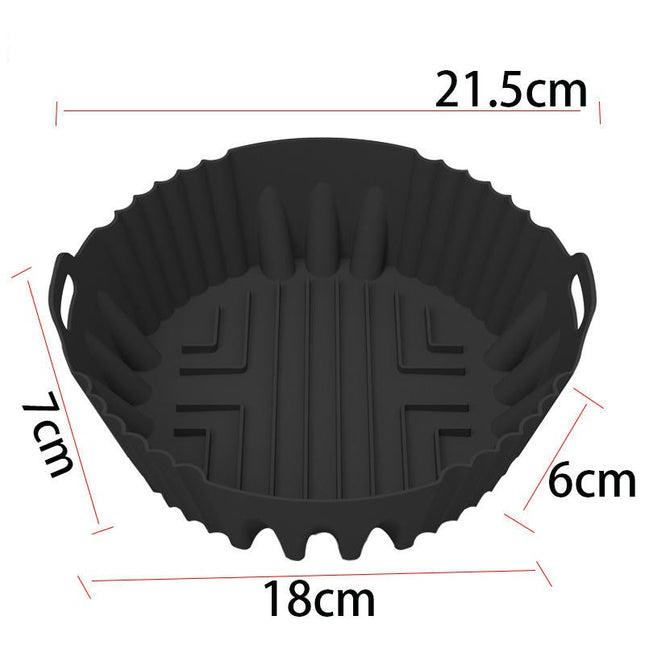 Silicone Air Fryer Liners, Reusable Baking Tray Cooking Oven Accessories