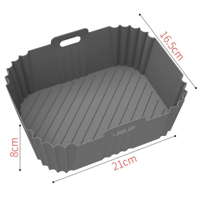 Air Fryer Silicone Liners, Reusable Air Fryer Silicone Pot, Easy Cleaning Silicone Basket