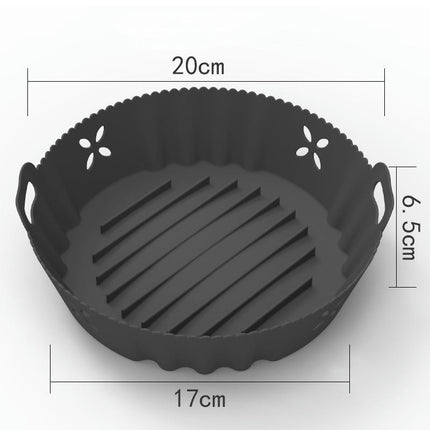 Air Fryer Silicone Liners, Reusable Air Fryer Silicone Pot, Easy Cleaning Silicone Basket