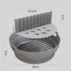Circular Fold 4th Generation Gray
