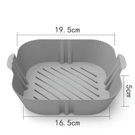 Air Fryer Silicone Liners, Reusable Air Fryer Silicone Pot, Easy Cleaning Silicone Basket