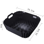 Square mirror third generation black