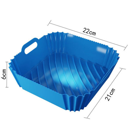 Air Fryer Silicone Liners, Reusable Air Fryer Silicone Pot, Easy Cleaning Silicone Basket