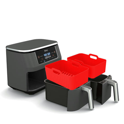 Air Fryer Silicone Liners, Reusable Air Fryer Silicone Pot, Easy Cleaning Silicone Basket