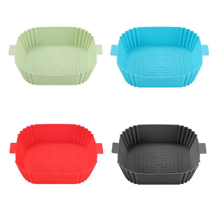 Air Fryer Silicone Pot - Easy Cleaning Silicone Air Fryer Reusable Liners