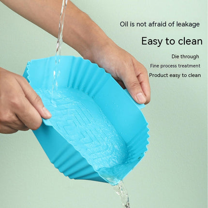 Air Fryer Silicone Pot - Easy Cleaning Silicone Air Fryer Reusable Liners