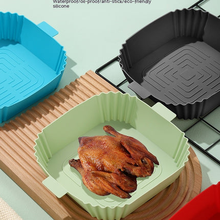 Air Fryer Silicone Pot - Easy Cleaning Silicone Air Fryer Reusable Liners