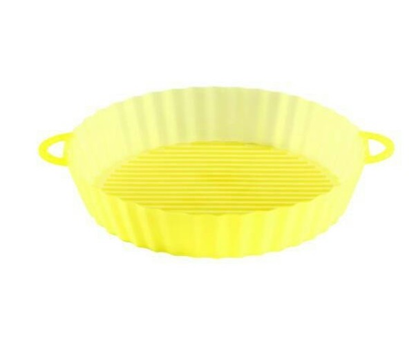 Air Fryer Silicone Pot -Silicone Air Fryer Reusable Liners Easy Cleaning