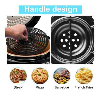 Air Fryer Replacement Crisper Plate,Air fryer Accessories,Non-Stick Coating,Dishwasher Safe