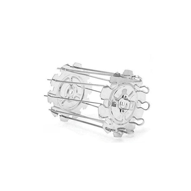 Roaster Stainless Steel Roaster Rotisserie Skewers Needle Cage Oven Kebab Maker Grill