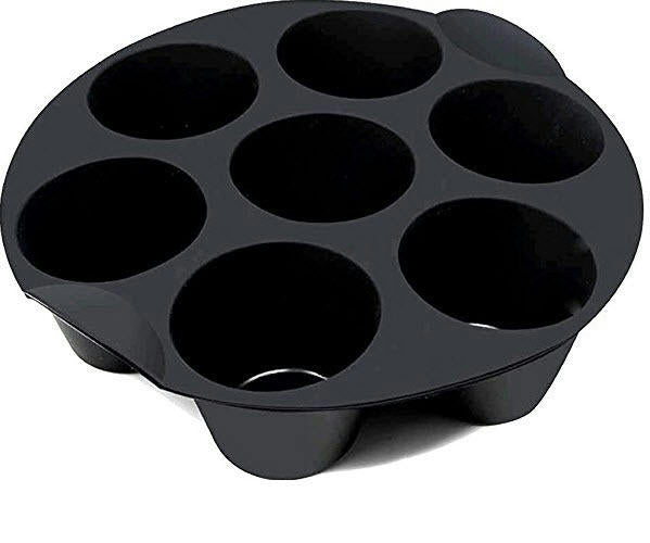 Silicone Muffin Pan Cupcake Tray - for Baking Cupcake Mold for 3.5-5.8L Air Fryer Accessories