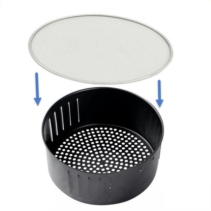 Stainless Steel Grease Splatter Screen Air Fryer Replacement Part Splatter Screen Mesh