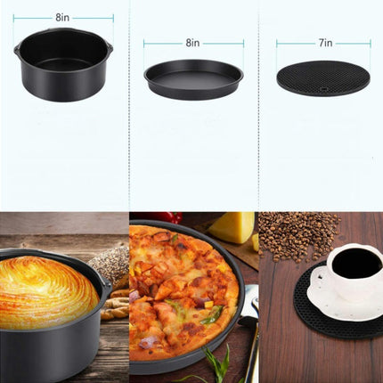 8 inch Air Fryer Accessories, Compatiblefor 5.2 QT-5.8 QT and Larger Size Air Fryer and Pressure Cooker