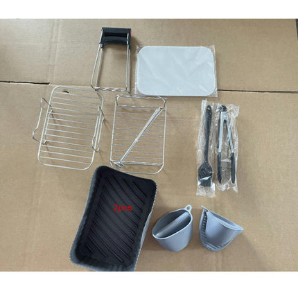 Dual Basket Air Fryer Accessories, Set of Fit for Ninja Dual Air Fryer