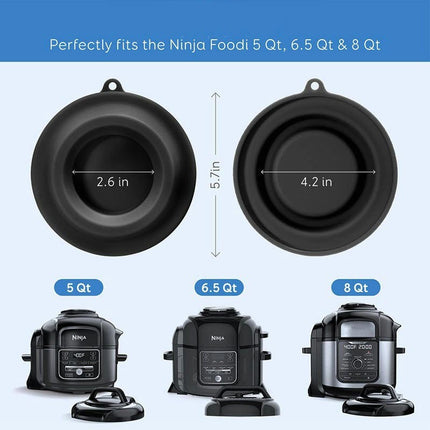 Lid Stand Silicone Lid Holder Accessories Compatible with Ninja Foodi Pressure Cooker and Air Fryer