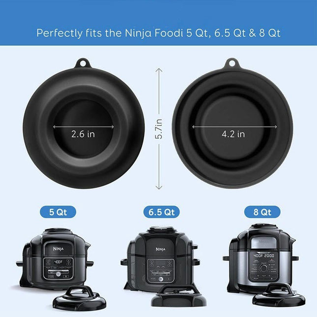 Lid Stand Silicone Lid Holder Accessories Compatible with Ninja Foodi Pressure Cooker and Air Fryer