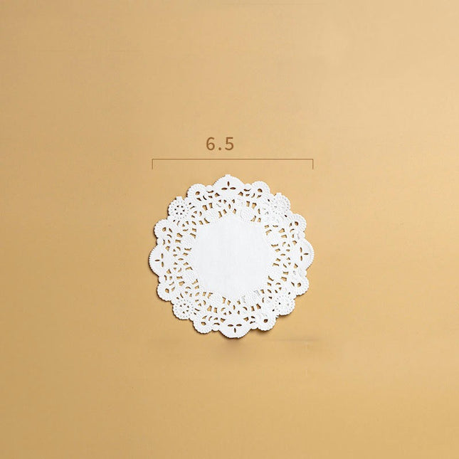 Disposable Paper Lace Doilies-Use with Cakes, Desserts, Baked Goods, Decoration