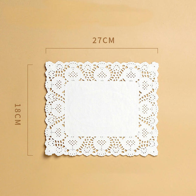 Disposable Paper Lace Doilies-Use with Cakes, Desserts, Baked Goods, Decoration