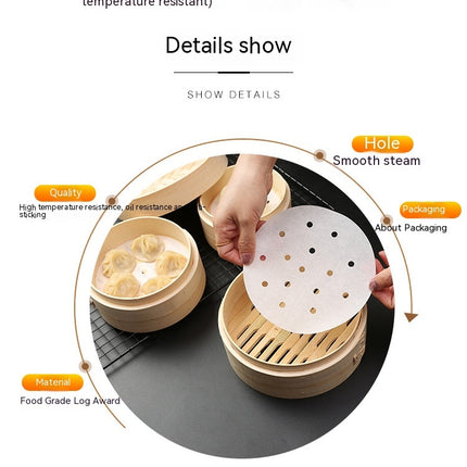 Multipurpose Liner for Steamer Air Fryer Baking Mat Steamer Liner
