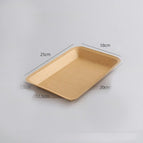 No.1 kraft paper tray (100 pieces)