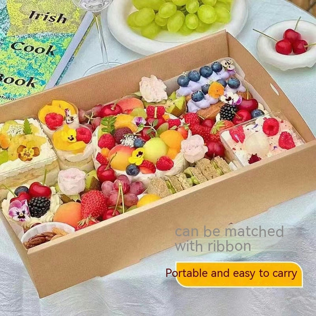 Take Out Food Containers Disposable Kraft Paper Food Container Takeout Box