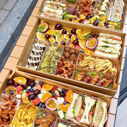 Take Out Food Containers Disposable Kraft Paper Food Container Takeout Box