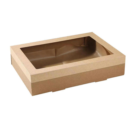 Take Out Food Containers Disposable Kraft Paper Food Container Takeout Box