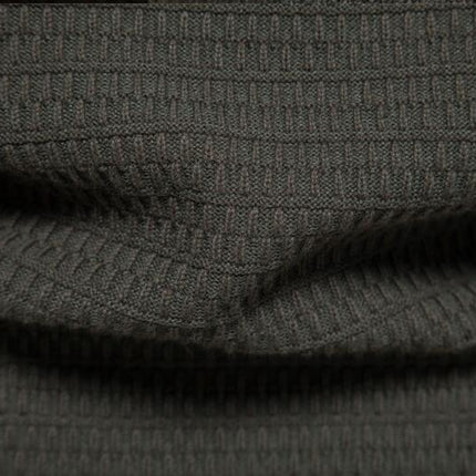 Mens Long Sleeve Stand Collar Cardigan Sweaters Button Down Cable Knitted Sweater