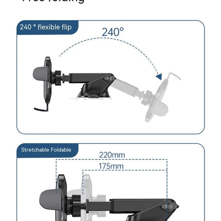 Phone Mount for Car Universal Dashboard Windshield Air Vent Car Holder Mount Fit for All Mobile Phones