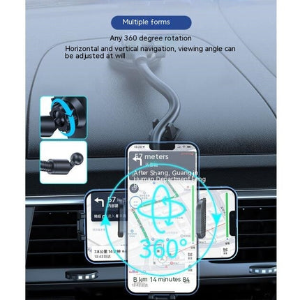 Windshield Phone Mount for Car Long Arm Car Phone Holder Mount Dashboard Suction Cup Cell Phone Holder