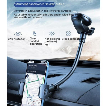 Windshield Phone Mount for Car Long Arm Car Phone Holder Mount Dashboard Suction Cup Cell Phone Holder