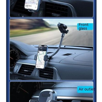 Windshield Phone Mount for Car Long Arm Car Phone Holder Mount Dashboard Suction Cup Cell Phone Holder