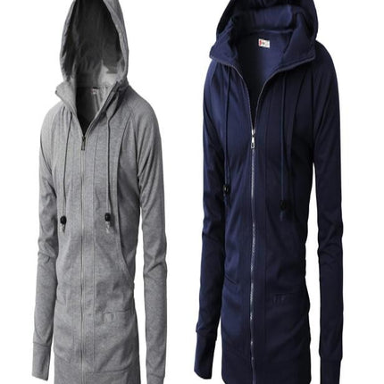 Men's Sweatshirt Full Zip Up Fashion Hoodie Casual Sweatshirt
