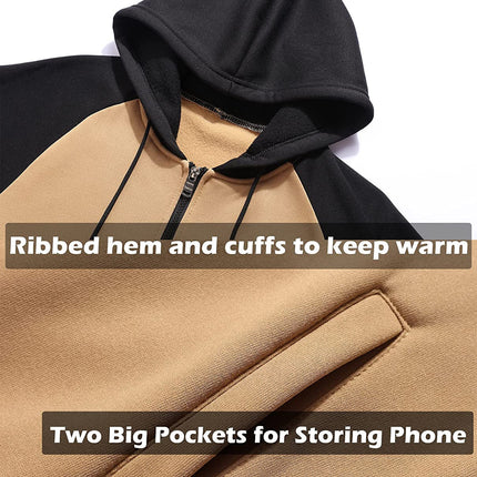 Men's Zipper Hoodie Casual Long Sleeve Full Zip Sweatshirt