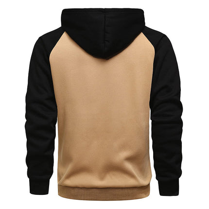 Men's Zipper Hoodie Casual Long Sleeve Full Zip Sweatshirt