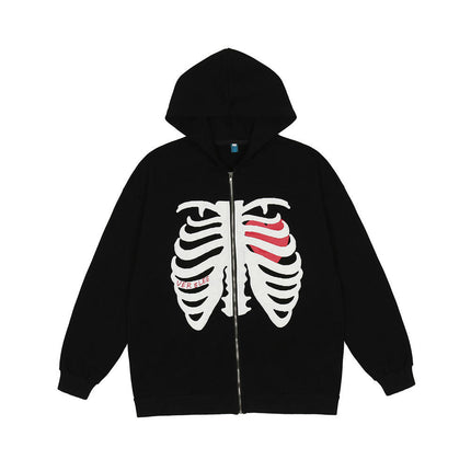 Men's 3D Print Casual Jacket Full Zip Hoodie Hooded Sweatshirts