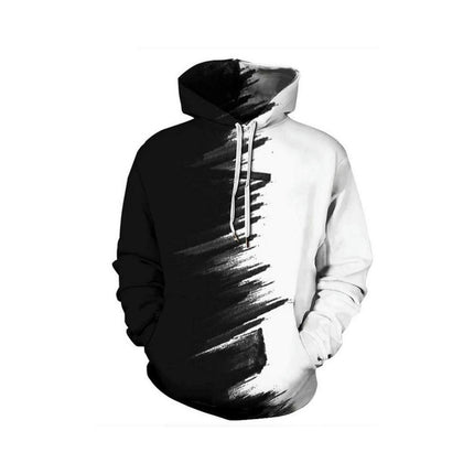Men's Realistic 3D Digital Print Pullover Hoodie Hooded Sweatshirt