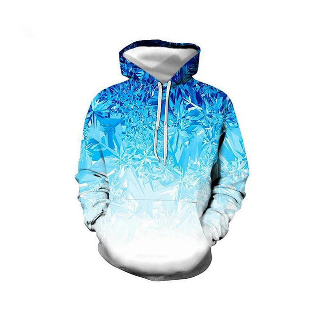 Men's Realistic 3D Digital Print Pullover Hoodie Hooded Sweatshirt